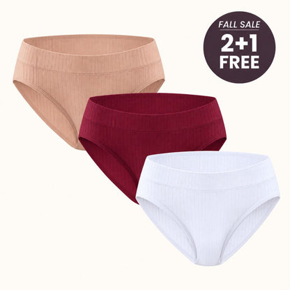 Ribbed Cotton Comfort Brief